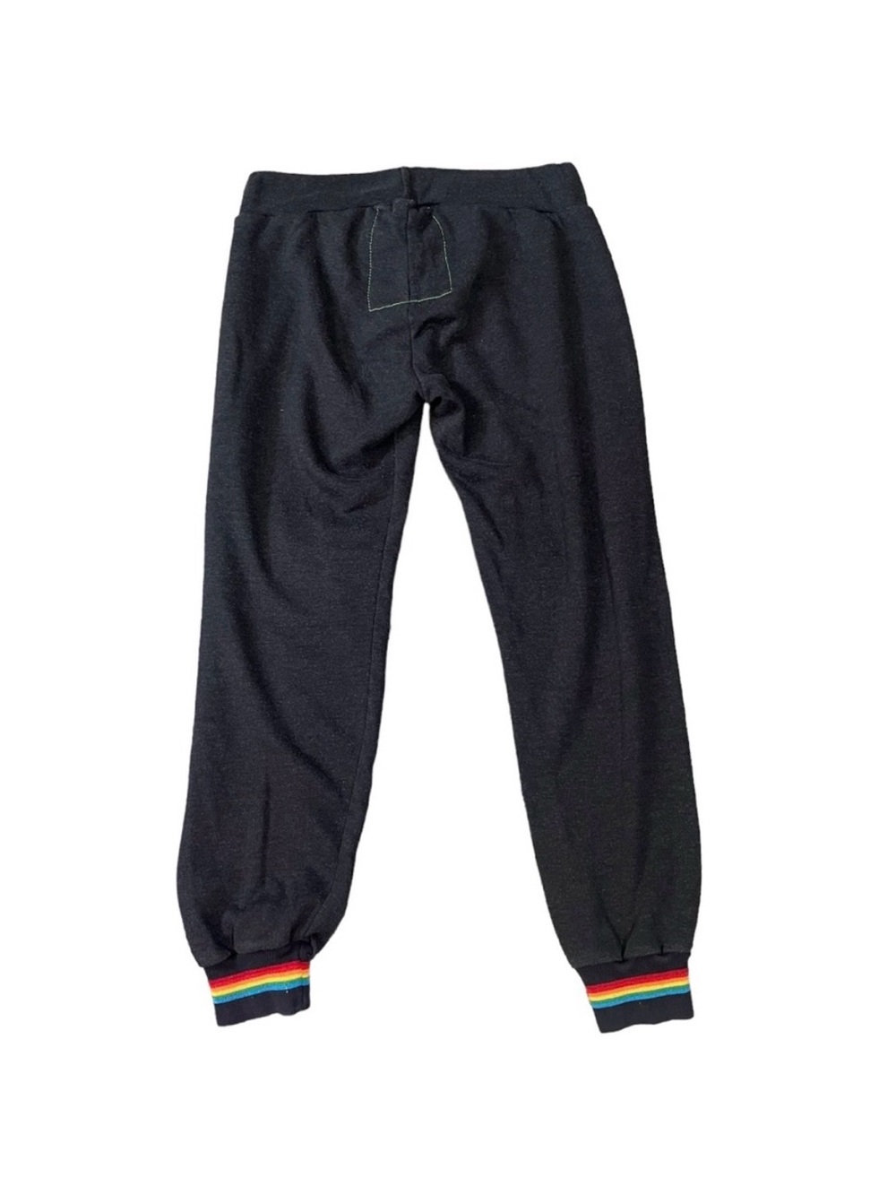 Aviator Nation Dark Grey Rainbow Prism Jogger Size S - Picture 4 of 9